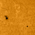 Sonne - AR2785 und AR2786