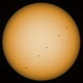 Sonnentransit der ISS - 2021