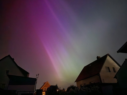 Handyfoto kurz nach Mitternacht