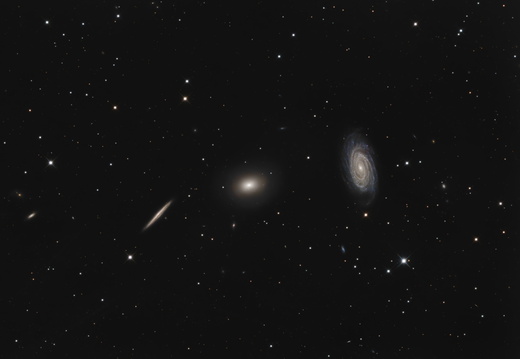 NGC 5981, NGC 5982, NGC 5985 - Draco Triplet