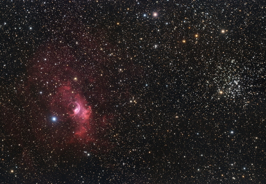 NGC 7635 Blasennebel und M 52